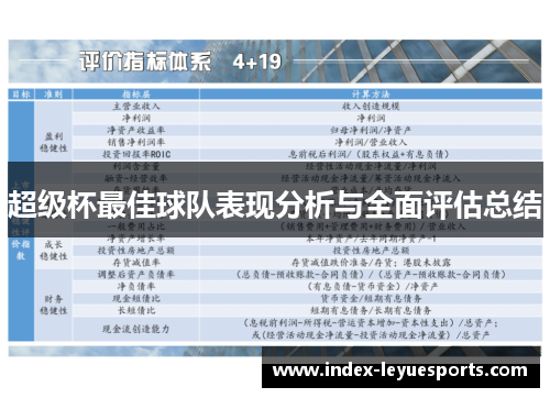 超级杯最佳球队表现分析与全面评估总结