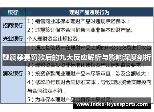 魏震禁赛罚款后的九大反应解析与影响深度剖析